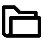 Folder Open SVG Icon